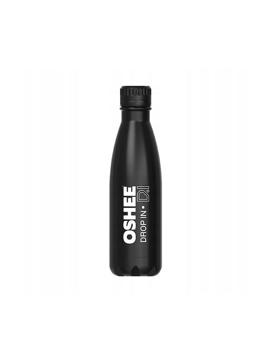 Oshee Wasserflasche Rostfreier Stahl 500ml Schwarz