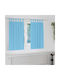 vidaXL Set of Light Blue Window Curtains with Tab Top 140x140cm