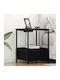 Nachttisch Black oak 42x41x56cm
