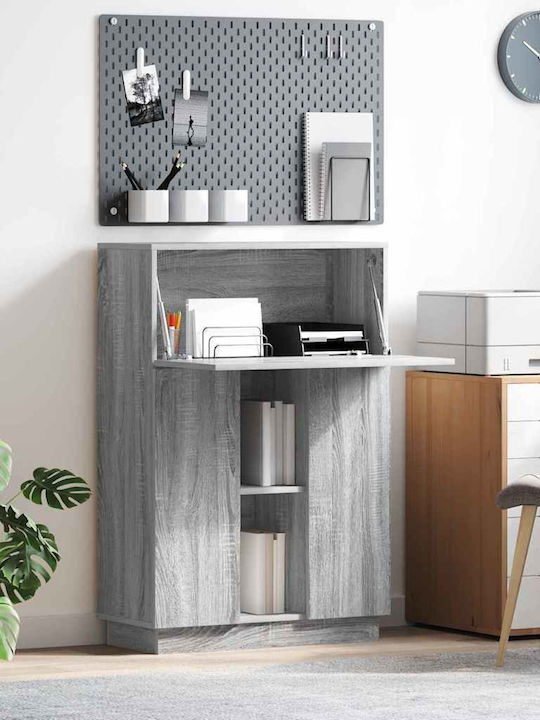 Desk Wooden Sonoma Grey 71.5x31.5x106.5cm