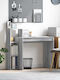 Desk Wooden Sonoma Grey 100x40x90cm