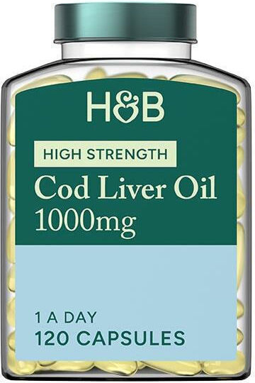 Holland & Barrett Ωμέγα 3 Μουρουνέλαιο 1000mg 120 κάψουλες