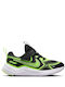 Cosmic Runner Kids Sports Shoes Running with Hoop & Loop Closure Black