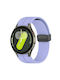 Galaxy Λουράκι Σιλικόνης Μωβ (Samsung Galaxy Watch FE, 7, 6, 5, 4)