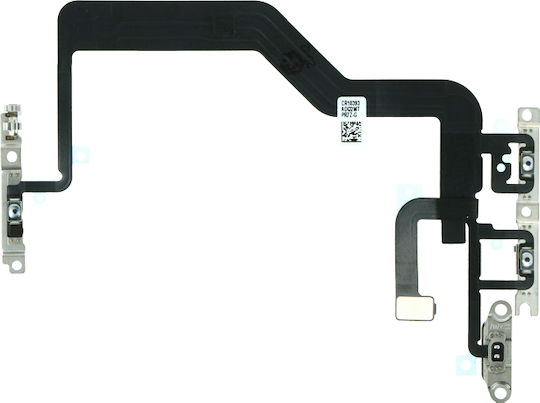 Power&Volume Button Flex Kabel Metallhalterung iPhone 12/12 Pro Ori
