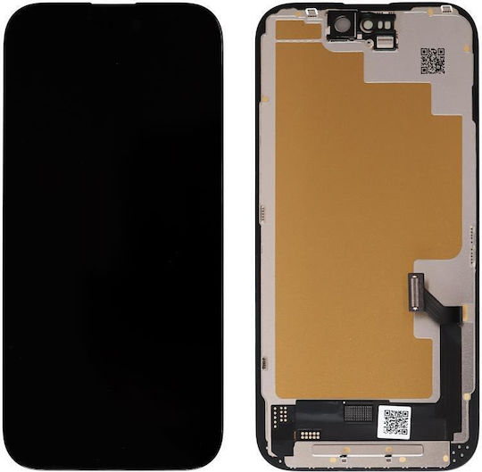 Екран OLED Supreme Quality със Сензорен Механизъм за iPhone 15 (Черен)