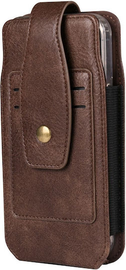 Θήκη Smartphones 6.7 Έως 6.9 Inches Coffee Universal Θήκες Ζώνης