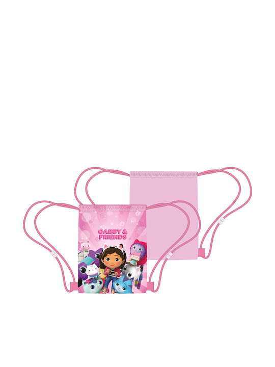 Gabby's Dollhouse Детска чанта Мешка Розов 40брx35брсм.
