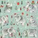 Christmas Elephant Napkin 1 Piece