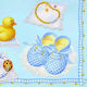 Party Napkins Shoes Blue Papaki 33x33cm