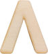 Wooden Letter L 4cm