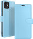 Zanaé Wallet Case iPhone 11 Stand Magnetic Tab Light Blue