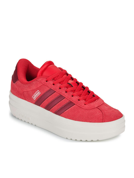 adidas Vl Court Παιδικά Sneakers Κόκκινα