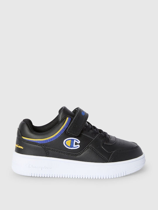 Champion Rd18 Παιδικά Sneakers με Σκρατς Μαύρα