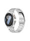 Armband + Tragbare Hülle Samsung Galaxy Watch7 44mm Silber