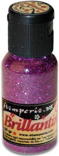 Glitter Powder Fuchsia Large Flakes 20gr Stamperia