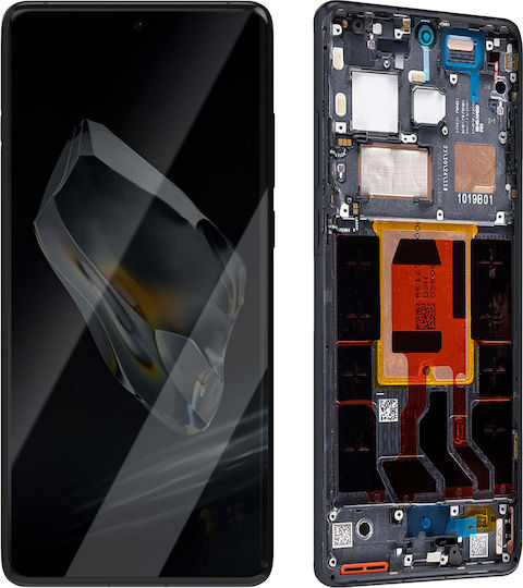 Clappio Пълен Екран OnePlus 12 LCD Дисплей С Интегриран Сензор С Подсилена Рамка Черен