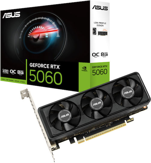 Asus GeForce RTX 5060 8GB GDDR7 LP BRK OC Edition Κάρτα Γραφικών