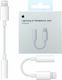 Apple Converter Lightning / 3.5mm male to Lightning / 3.5mm female White 1pcs MMX62ZM/A