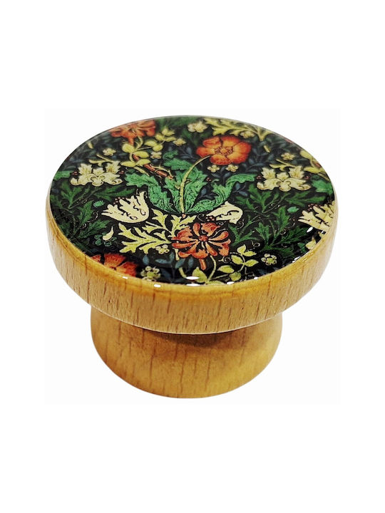 ACM Knob Furniture made of Wooden Natural wood 12013-000-BRZ2 1pcs