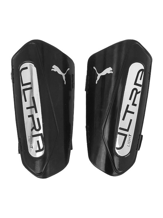 PUMA Ultra Light Strap Adults Soccer Shin Protectors Black 030992-03