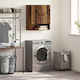 vidaXL Badezimmerschrank B60xT31xH70cm Braun
