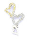 PS Silver Charm Herz aus Silber mit Zirkon