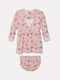 Children's Dress Long Sleeve Salmon