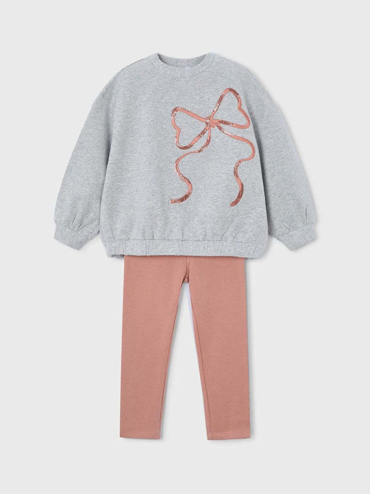 Kids' Set with Leggings Winter 2pcs Gray