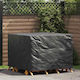 vidaXL Waterproof Armchair Cover Black 125x125x...