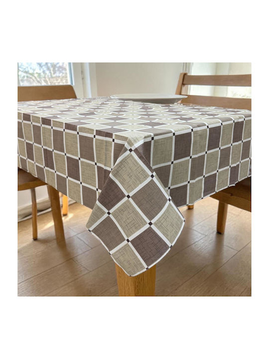 Linea Home Tablecloth Mocha 140x140cm