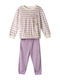 Evita Kids Winter Nightwear Ecru Lilac