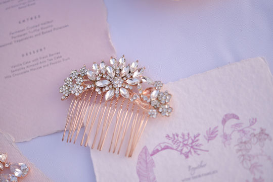 Olivia Rose Gold Bridal Hairpin