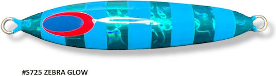 DeepLiner Artificial Bait Speed Slider, slider Fluorescent 180gr S725 Zebra Glow