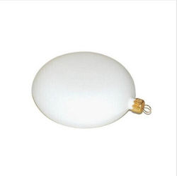 Medaillon Plastic Alb Φ12cm
