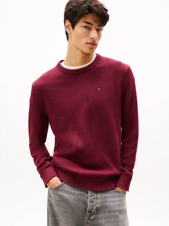 Tommy Hilfiger Πουλόβερ Μακρυμάνικο Μπορντό