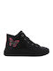 Anatomical Kids Boots with Laces Black