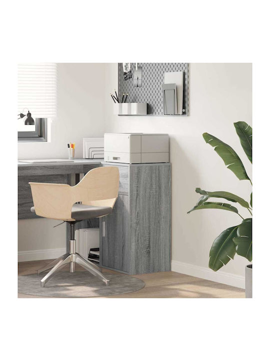 Office Storage Chipboard Cabinet Grey Sonoma L3...