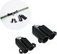Connectors 11 Mm Diameter Harrows V-type Reusable Set 2 Pieces