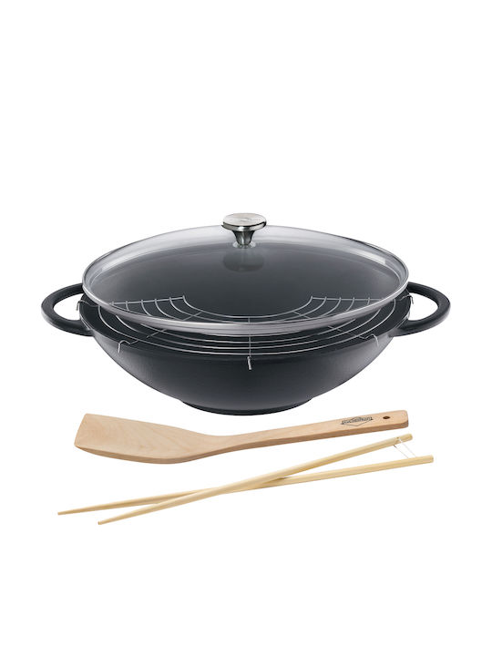 Kuchenprofi Wok από Μαντέμι Με Καπάκι 36cm