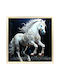 Wall Painting 60x60 with Frame Embossed Strass Keskor 26060-9