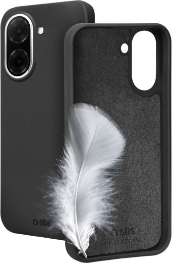 SBS Instict Cover Umschlag Rückseite Schwarz (Redmi A5)