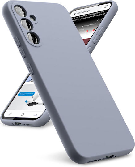 Orso Rubber Silk Umschlag Rückseite Silikon Rot (Galaxy A17Oppo A17)