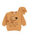 Kids Sweatshirt Brown Lucky Boy