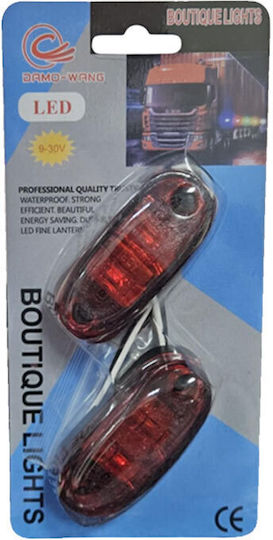 Truck Volume Lights 2 Pieces 9-30V Boutique Lights Truck Lamp