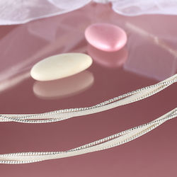 Mara Handmade Wedding Crowns Matte Silver Sparkling Silver Decoration
