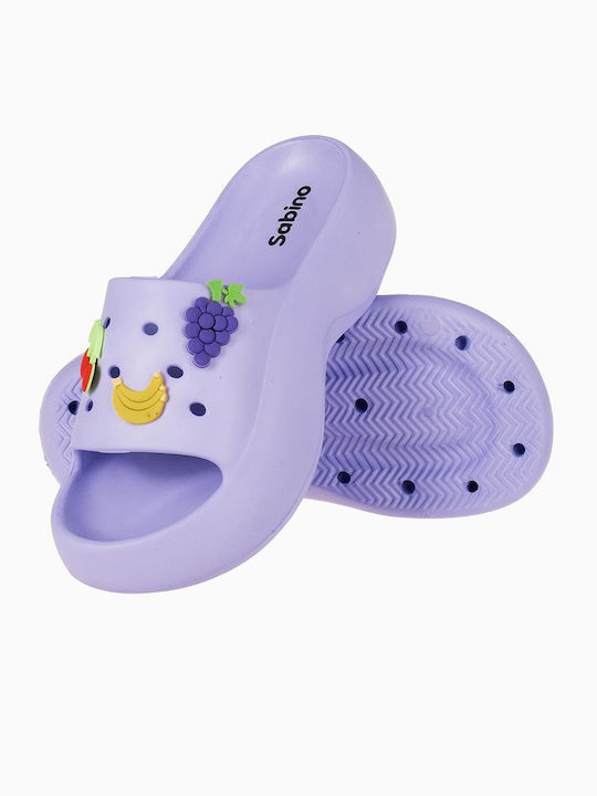 Slides σε Μωβ Χρώμα
