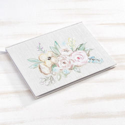 Romantic Wedding Wish Book Hand-Painted