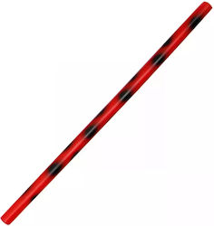 Escrima Ραβδί Philippinisches Rotes Schwarzes 66cm Kampfsportwaffen