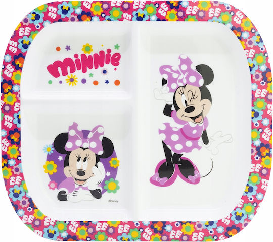 Stor Детска Чиния за Хранене Minnie от Пластмаса